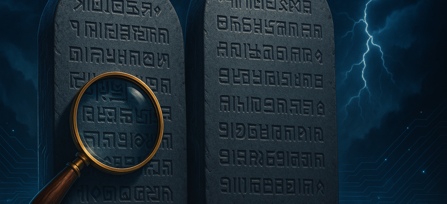 Explanation: The Ten Commandments of the Internet