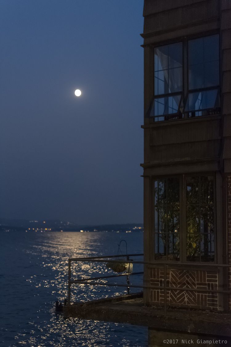 Moon Over Lake Washington