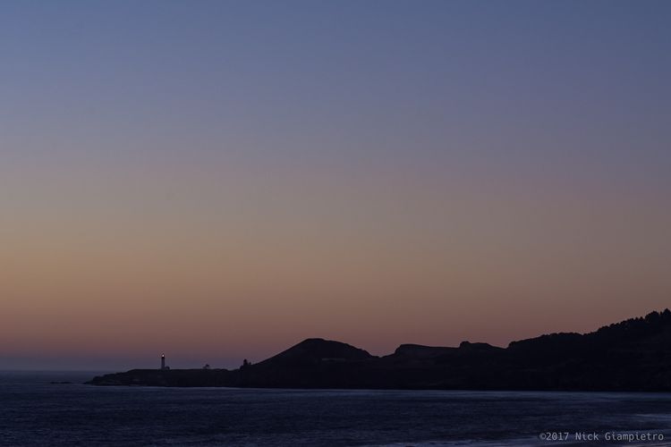 Newport Lighthouse Dusk