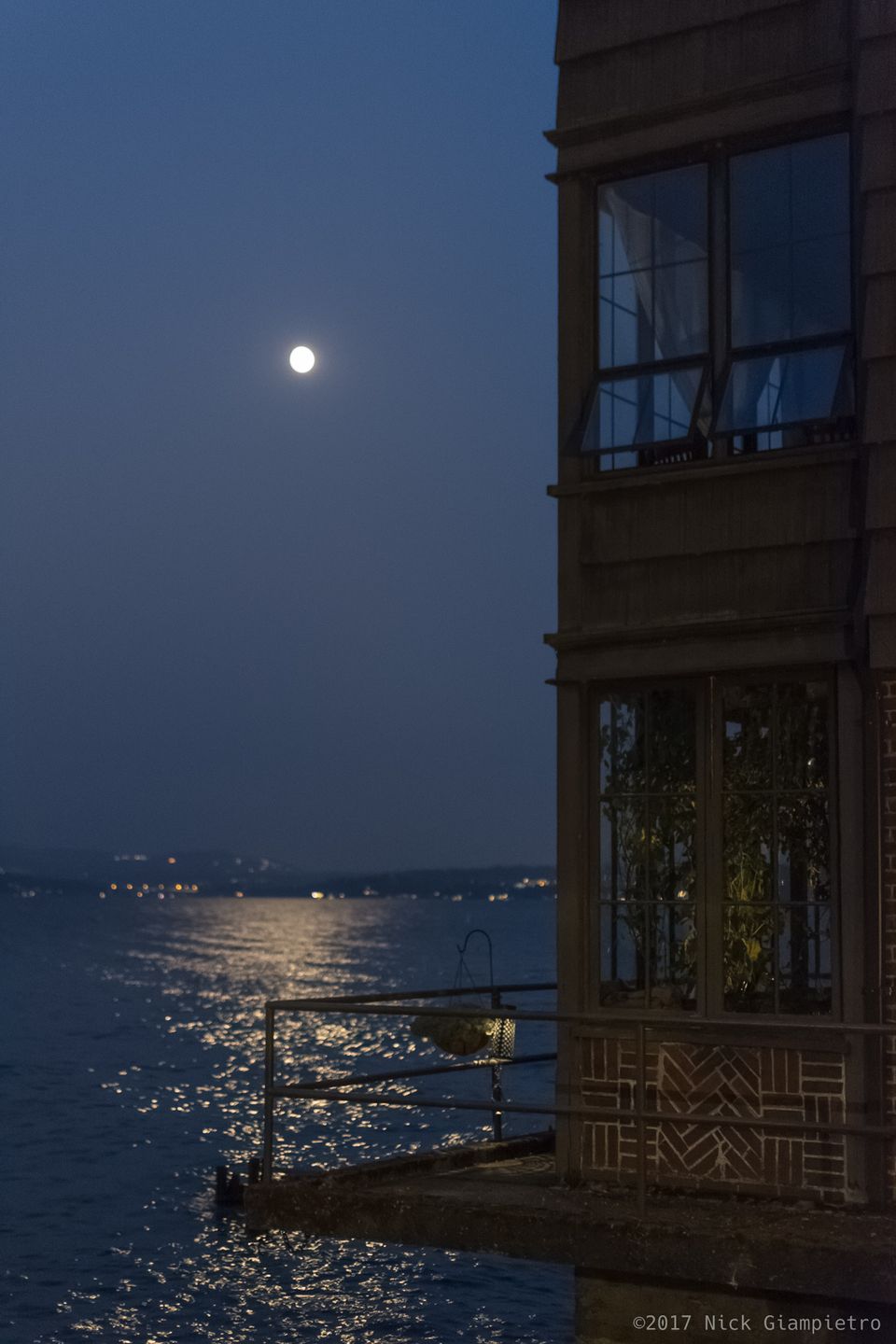 Moon Over Lake Washington