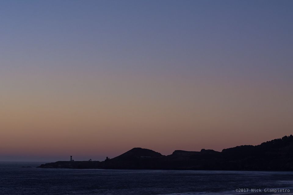 Newport Lighthouse Dusk